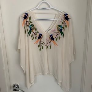 Club Monaco Bird Blouse